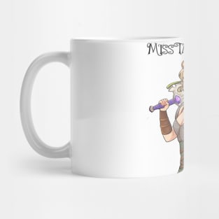 MissTankerBell - Frankenstina - Logo - Black Writing Mug